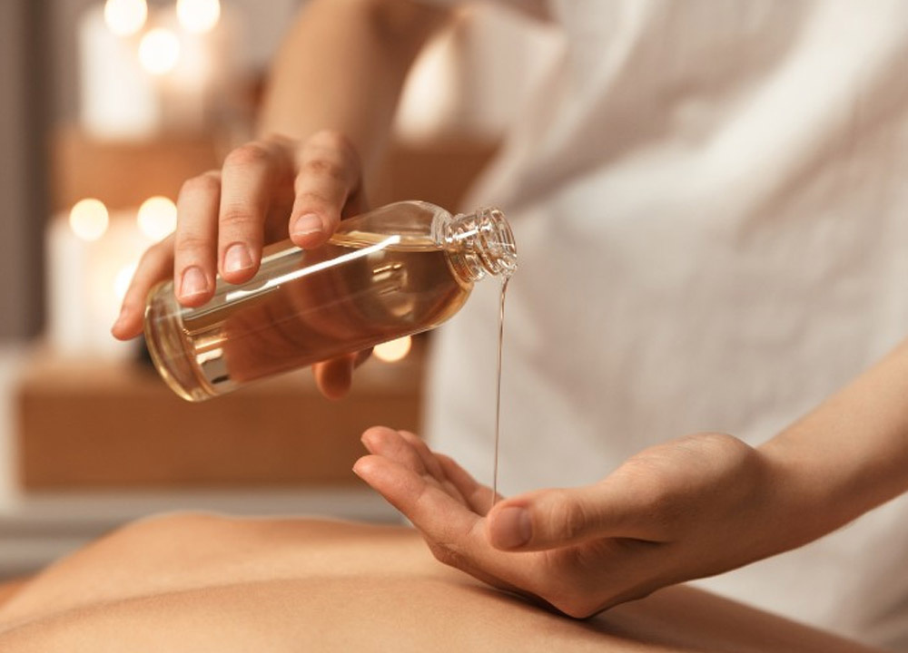 Shot of an unrecognizable woman getting anti cellulite massage at the beauty salon. She have an ultrasound cavitacion treatment to fat reduction.