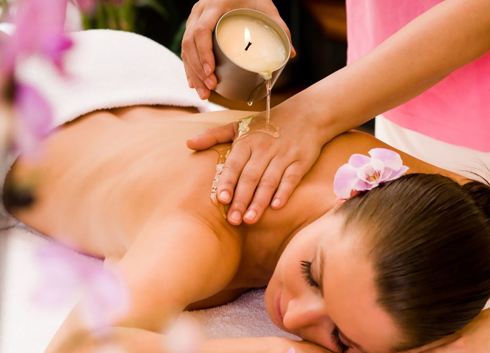 Shot of an unrecognizable woman getting anti cellulite massage at the beauty salon. She have an ultrasound cavitacion treatment to fat reduction.